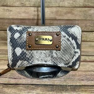 Muu Snakeskin Wallet